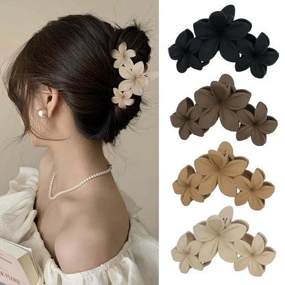 4pcs Flower Hair Claw Clips - True Colour Beauty