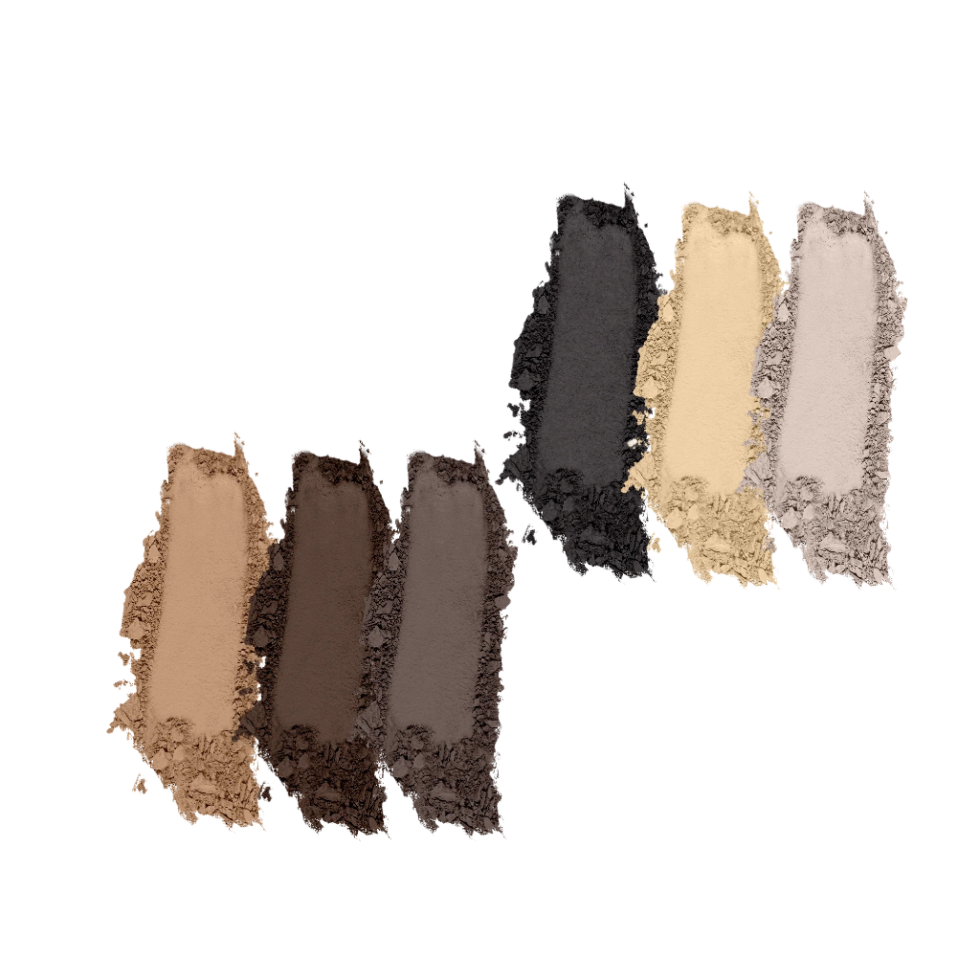 True Colour Pro Eyeshadow Palette - Dark Storm, showcasing an array of dark, bold, highly pigmented shades ideal for creating dramatic, crease-resistant eye looks.