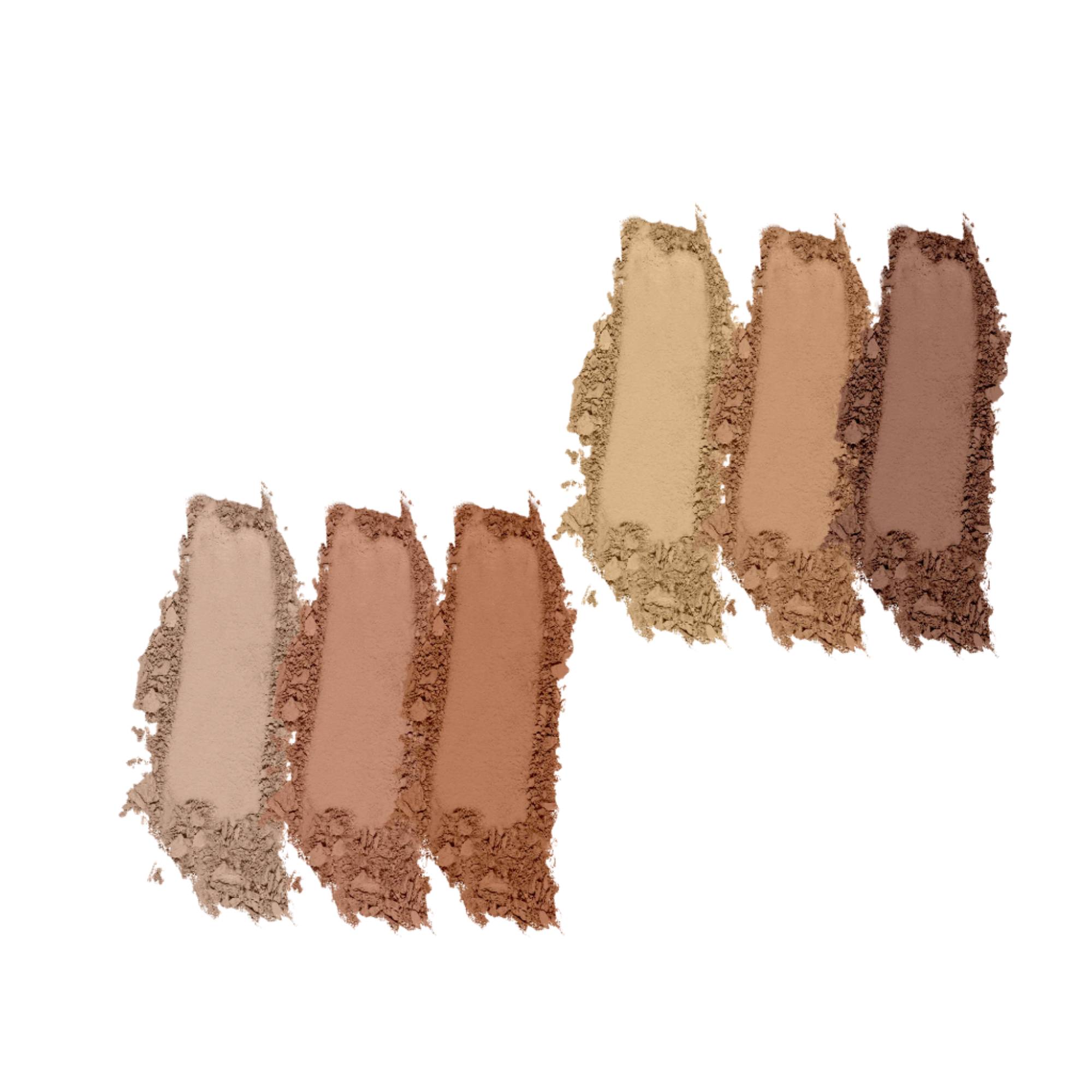 True Colour Pro Eyeshadow Palette - Warm Winds featuring a variety of medium brown shades, ideal for creating captivating, crease-resistant eye looks. Vegan and paraben-free.