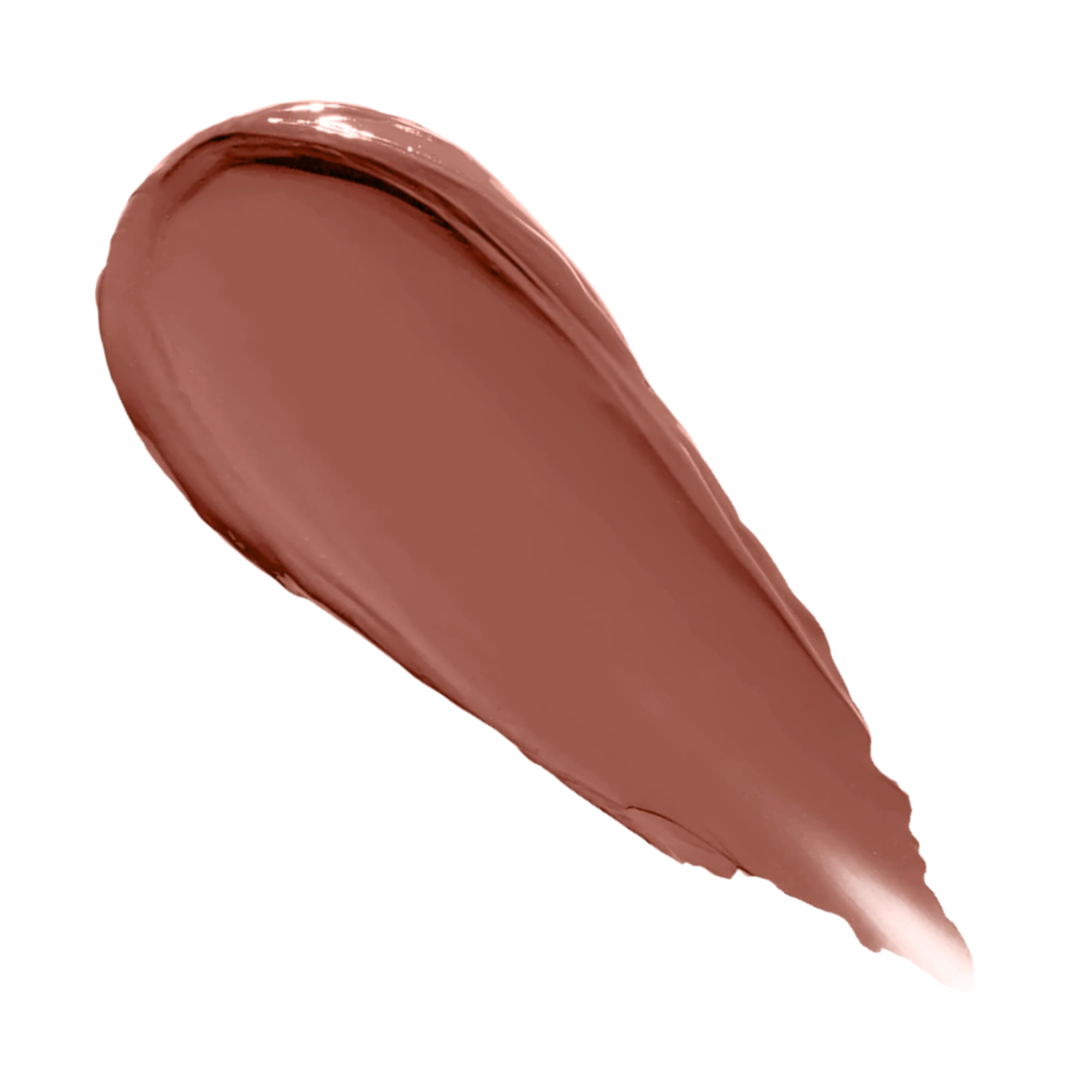 Cocoa Kiss color swatch of True Colour Beauty Matte Liquid Lip Stain, displaying a deep brown hue ideal for any occasion.