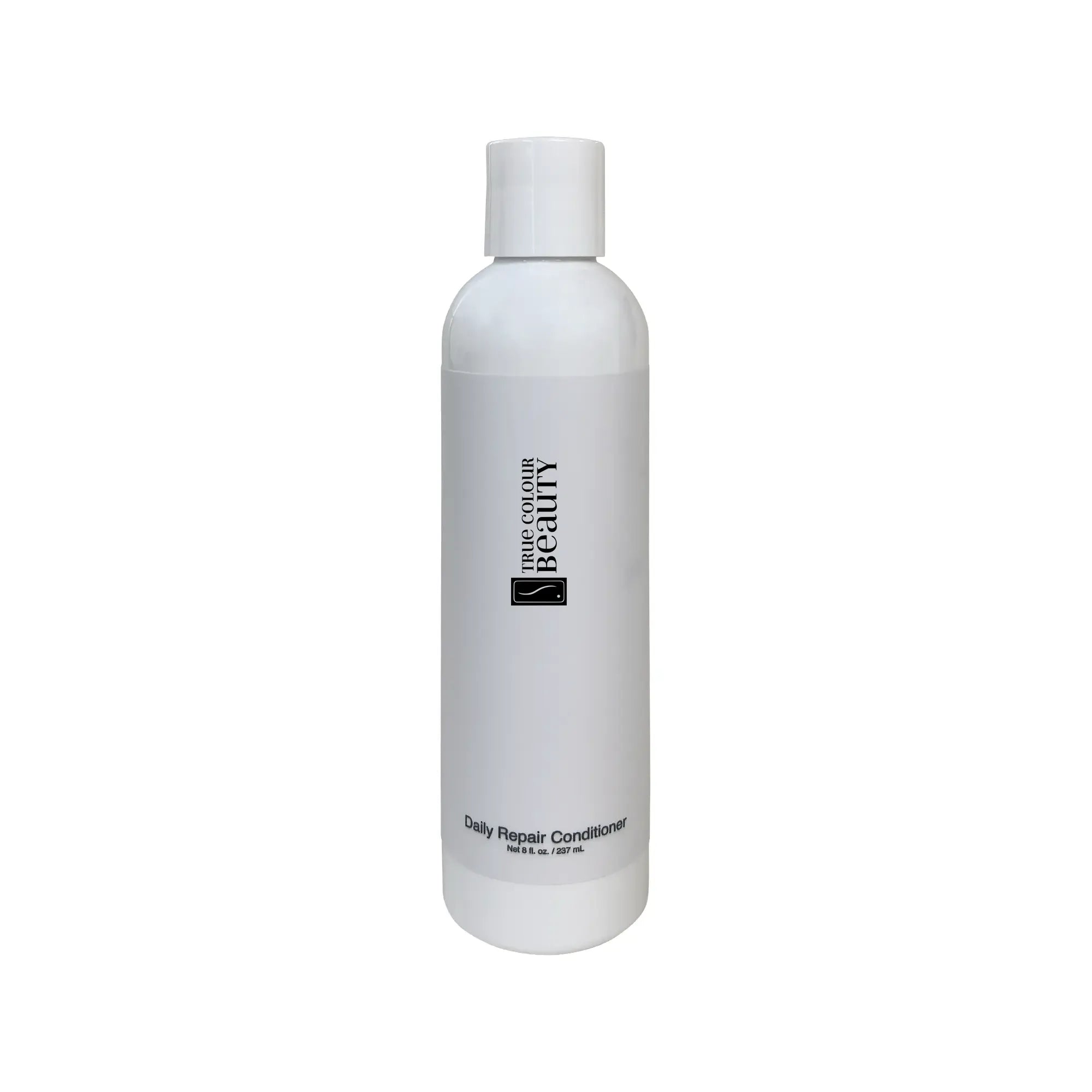 Bottle of TCB Daily Repair Conditioner, formulated to deeply nourish and soften curls, promoting smooth, manageable hair.