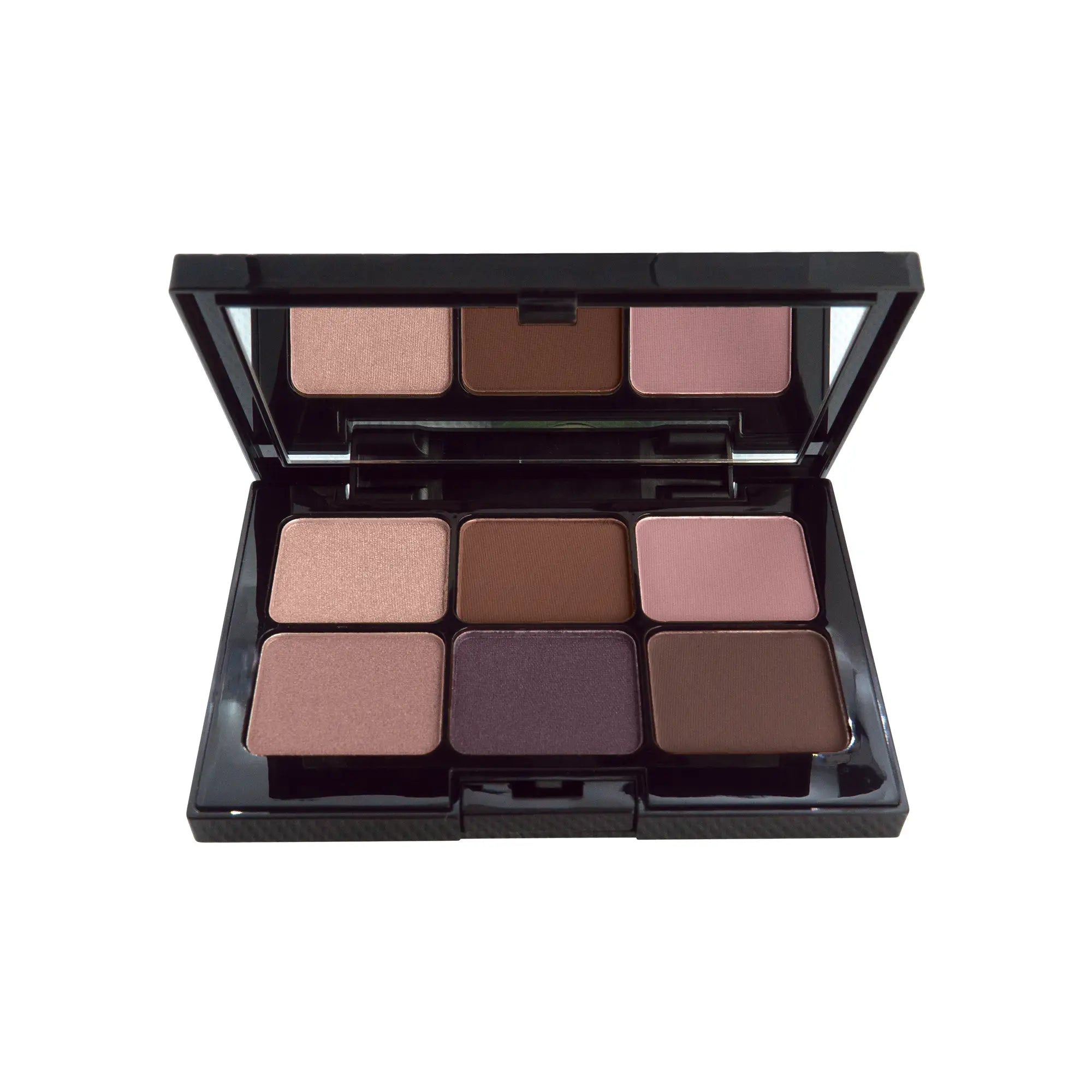 True Colour Pro Eyeshadow Palette - Blushing Clouds, showcasing a close-up of the versatile mauve and pink shades, perfect for enhancing natural beauty with a creamy, blendable formula.