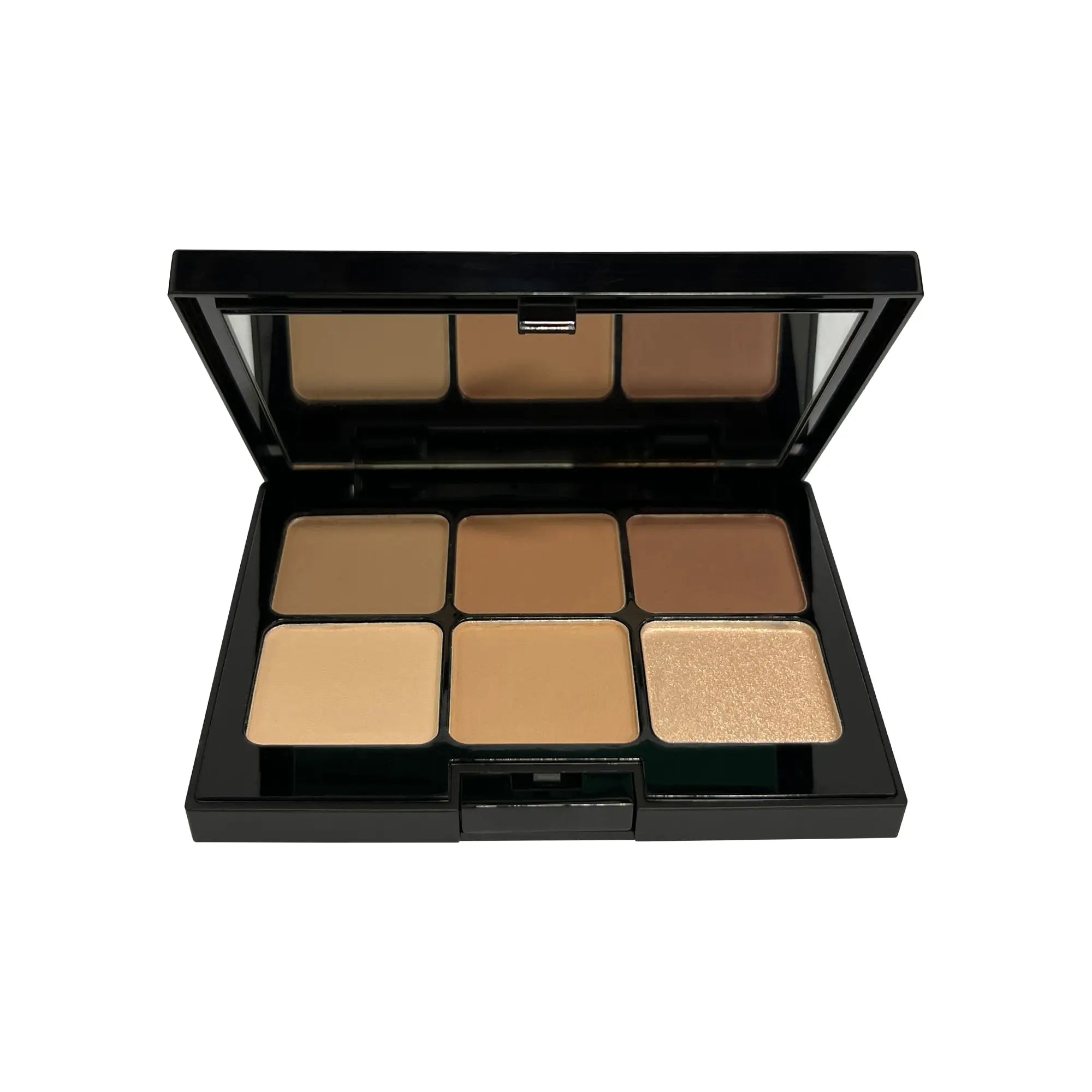 True Colour Pro Eyeshadow Palette - Desert Breeze, a makeup box with various shades for a warm, natural look, featuring blendable, crease-resistant, vegan, and paraben-free formulas.