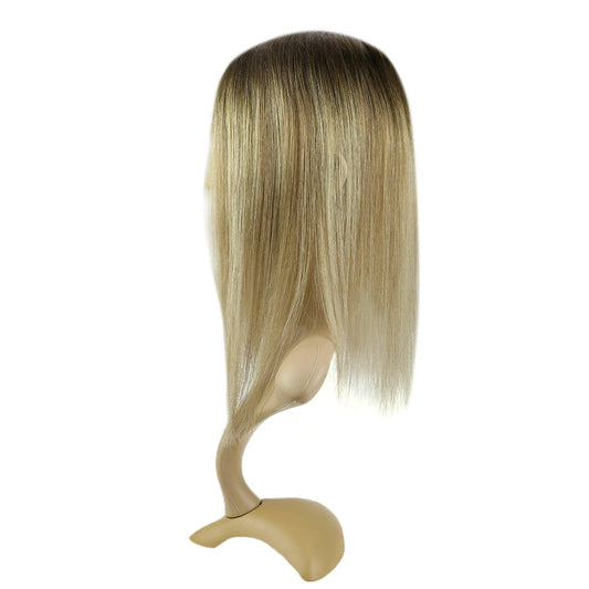 Silk Base Hair Piece - 100% Remy Human Hair Topper