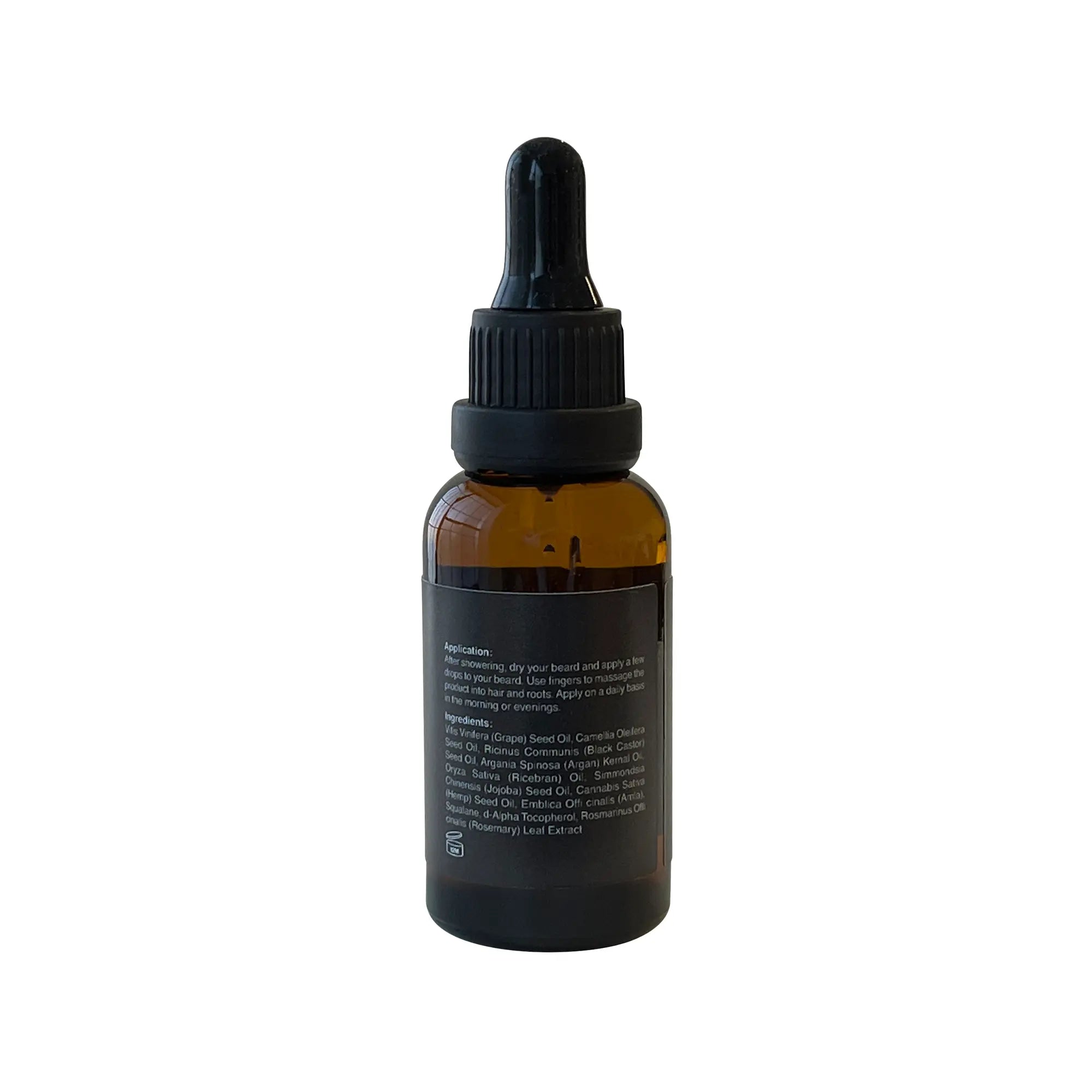 Key ingredient close-up for TCB Hemp Infused Beard Growth Oil, featuring hemp extract to support beard health and hydration.