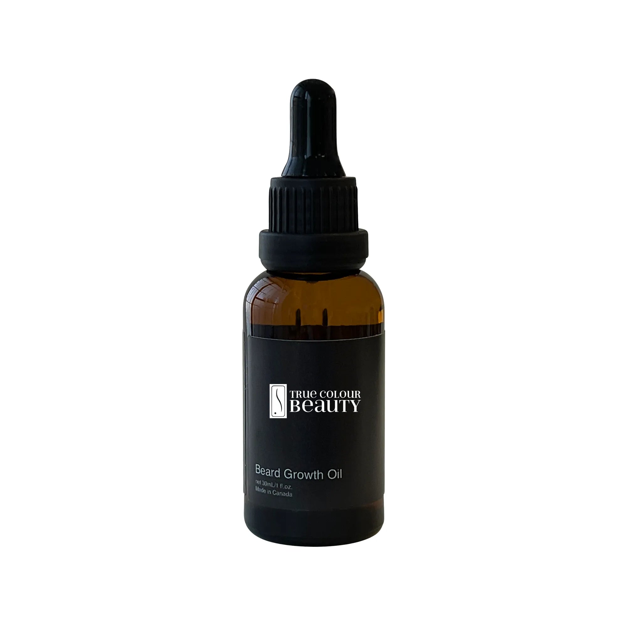 Bottle of TCB Hemp Infused Beard Growth Oil - Unscented, designed to promote healthy beard growth and nourish facial hair