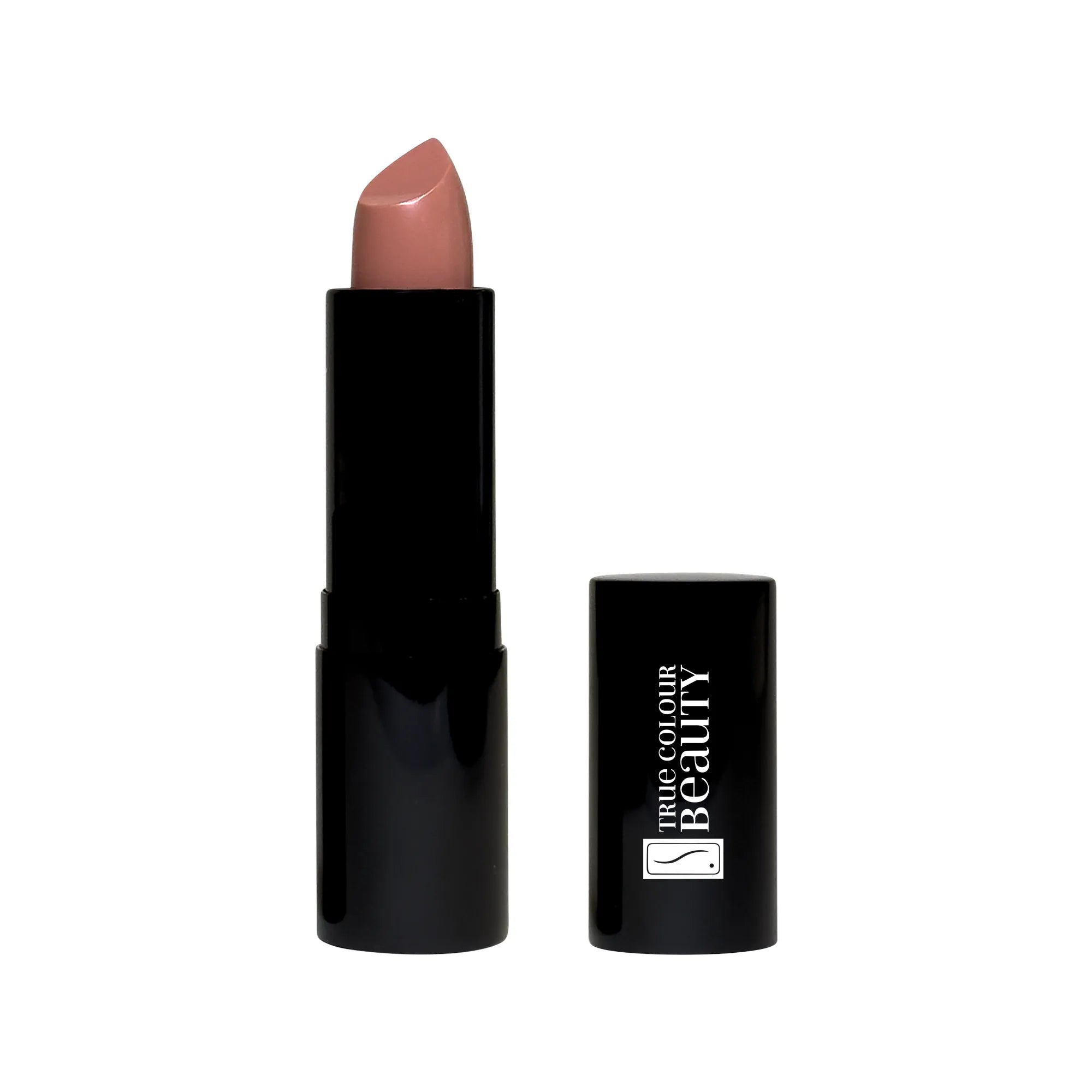 Soft Mocha cream lipstick tube in a warm, earthy mocha shade