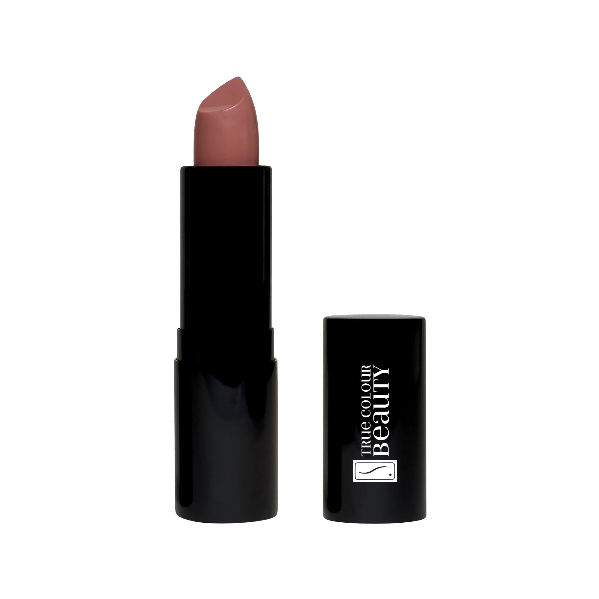 True Luxury Cream Lipstick tube in  Velvet Cocoa by True Colour Beauty