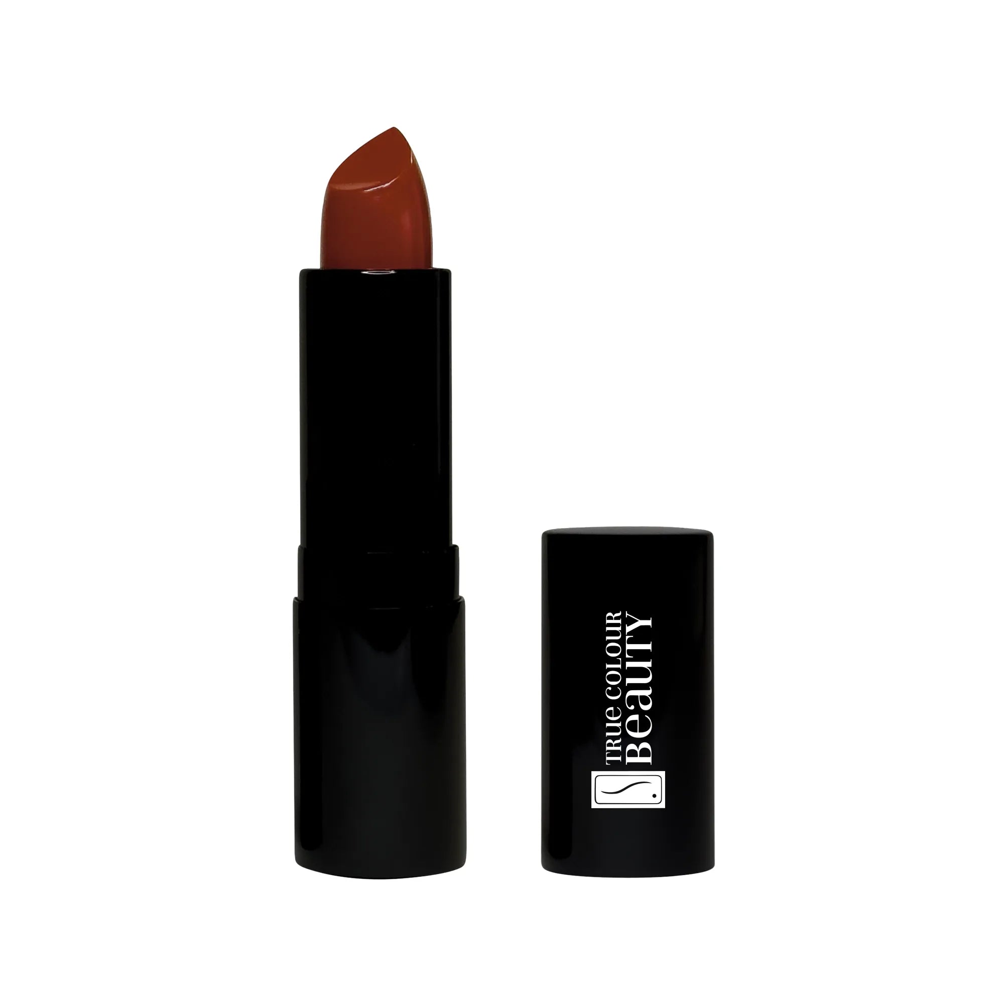 Majestic Garnet matte cream lipstick tube, showcasing ahue perfect for creating bold, sophisticated lip looks.