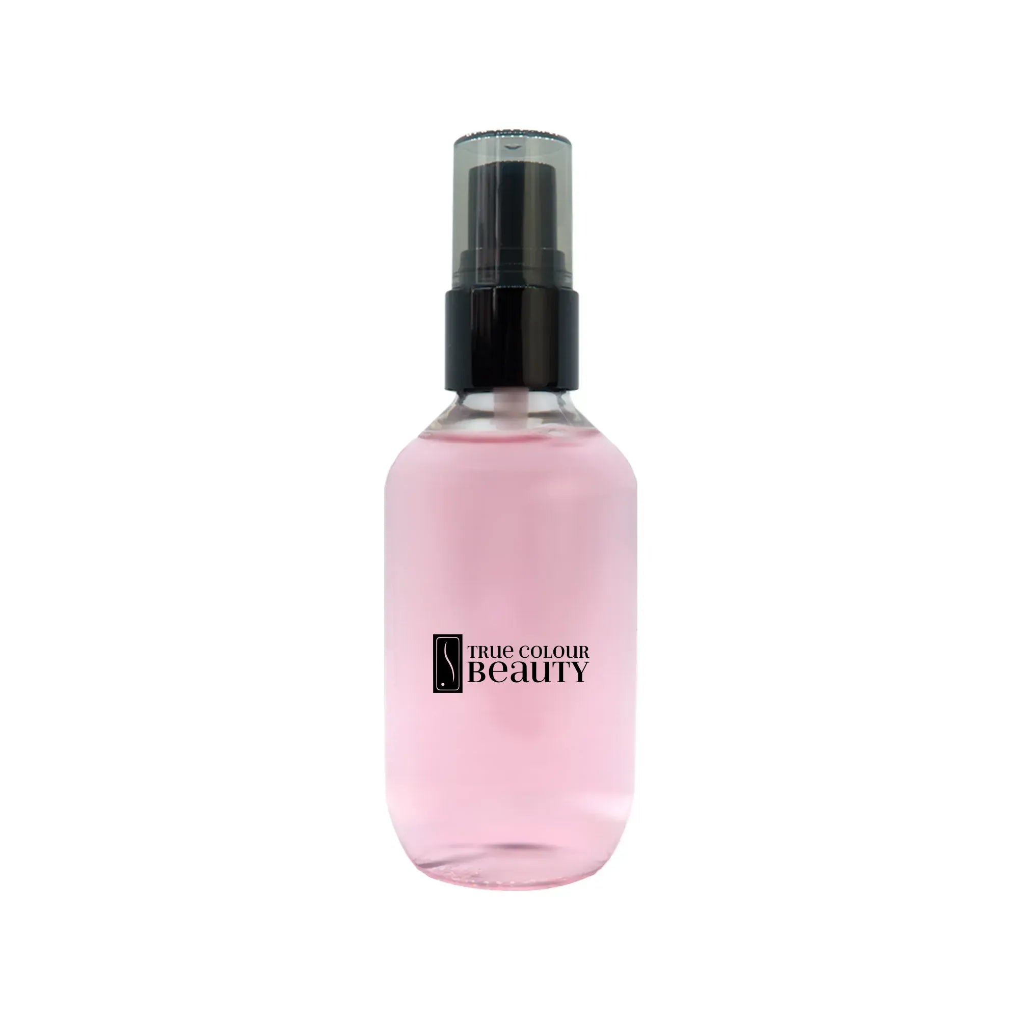 Face Pro Oil Control Setting Spray in a pink bottle with black cap, ideal for oily skin, infused with witch hazel for a matte finish.