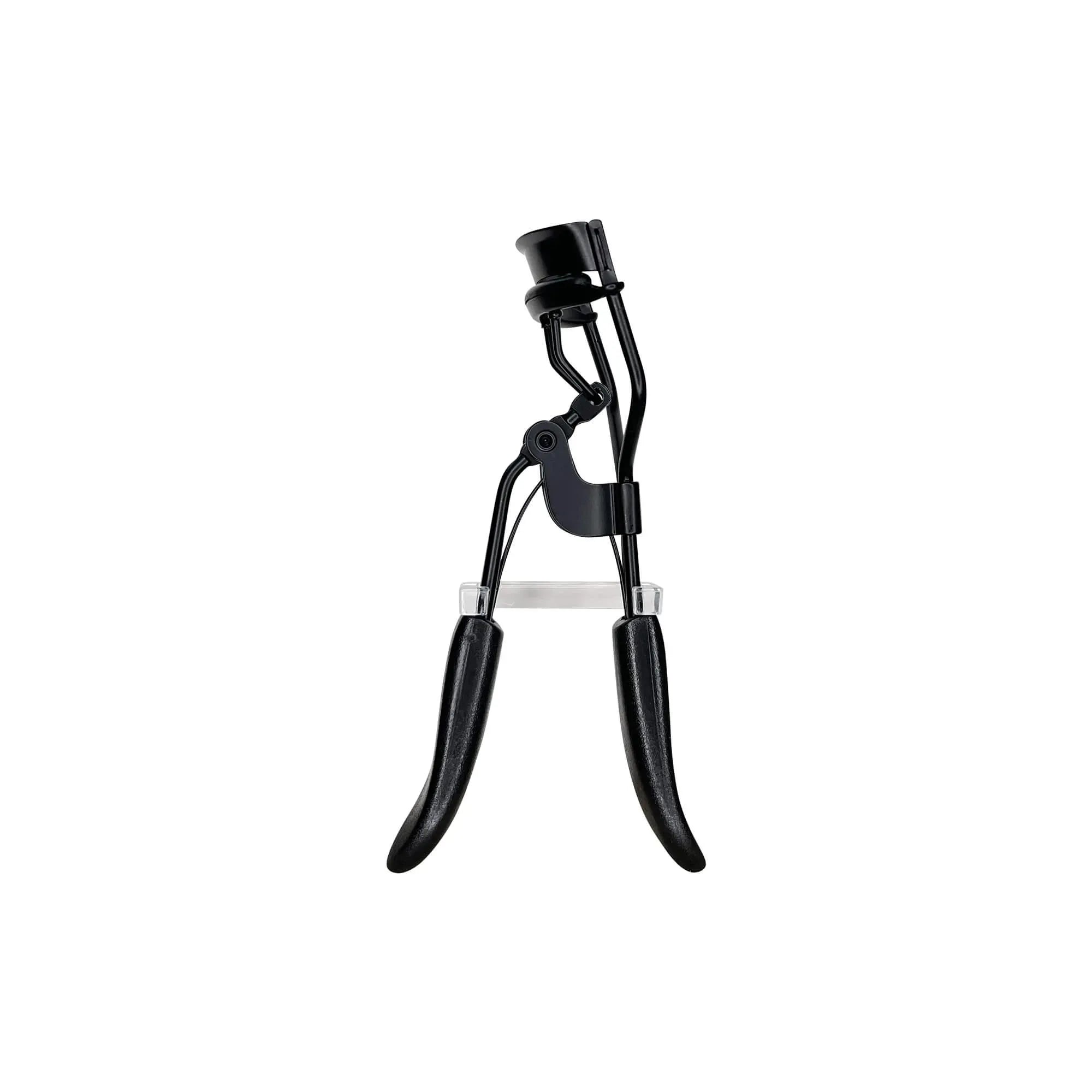 TCB Pro Padded Eyelash Curler with padded handles and silicone pad for precise, comfortable curling, enhancing lashes effortlessly.