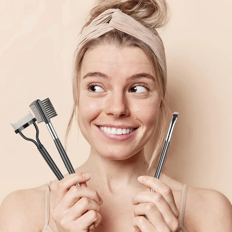 3-piece Eyebrow and Eyelash Brush Set | True Colour Beauty