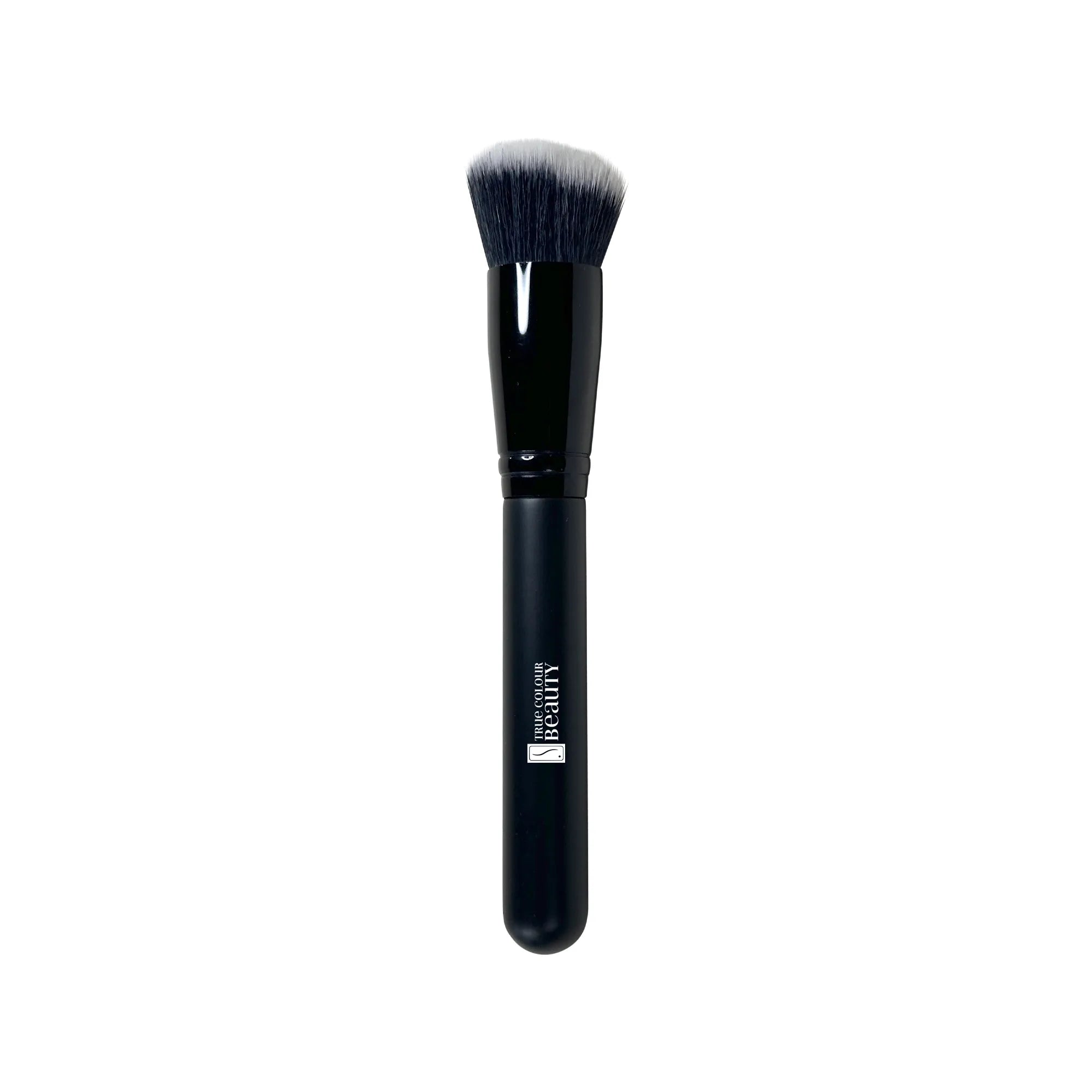 TCB Pro Sculpt & Smooth Foundation Brush features a slightly angled, densely packed design for streak-free and patch-free foundation application