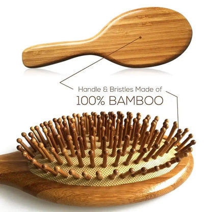 Bamboo Wood Paddle Brush - True Colour Beauty