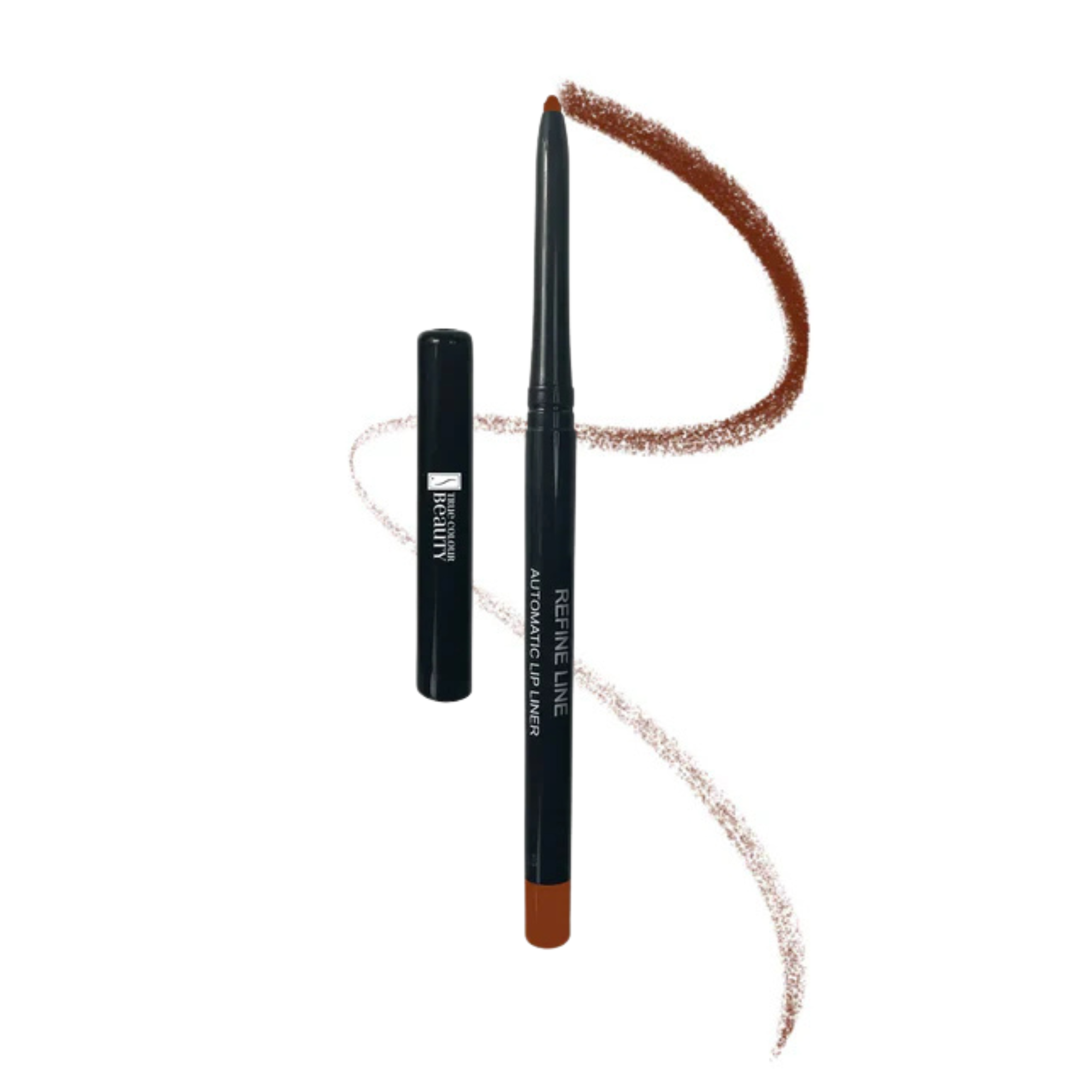 Automatic Refine Lip Liner - Cacao, a retractable pencil offering precise, smooth application for long-lasting, defined lips. Ideal for on-the-go enhancements and natural finish.