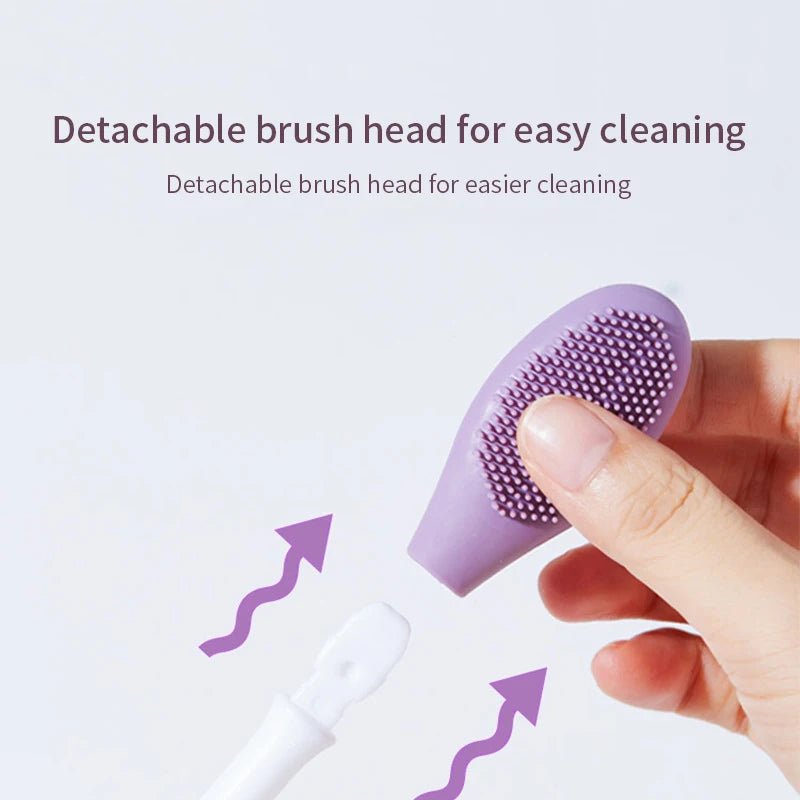 Double Head Silicone Facial Mask Brush - True Colour Beauty