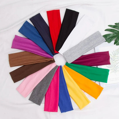 Elastic Cotton Hair Band Fashion Headbands - True Colour Beauty