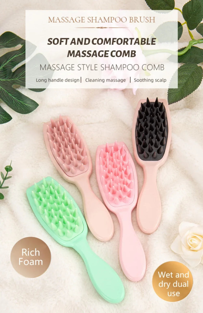Long Handle Scalp Massage Brush - True Colour Beauty