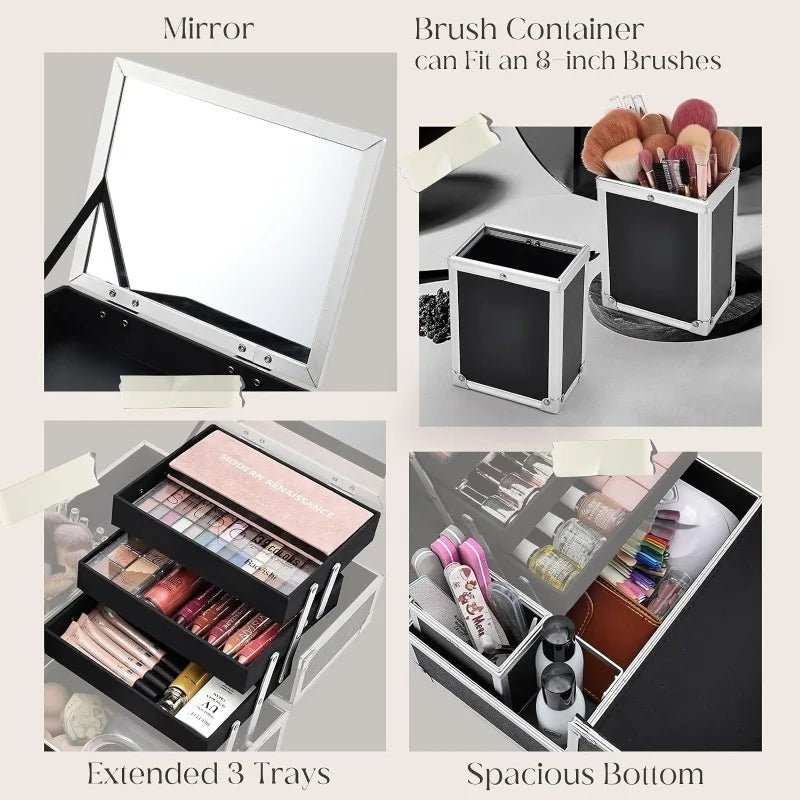 Makeup Train Case - True Colour Beauty