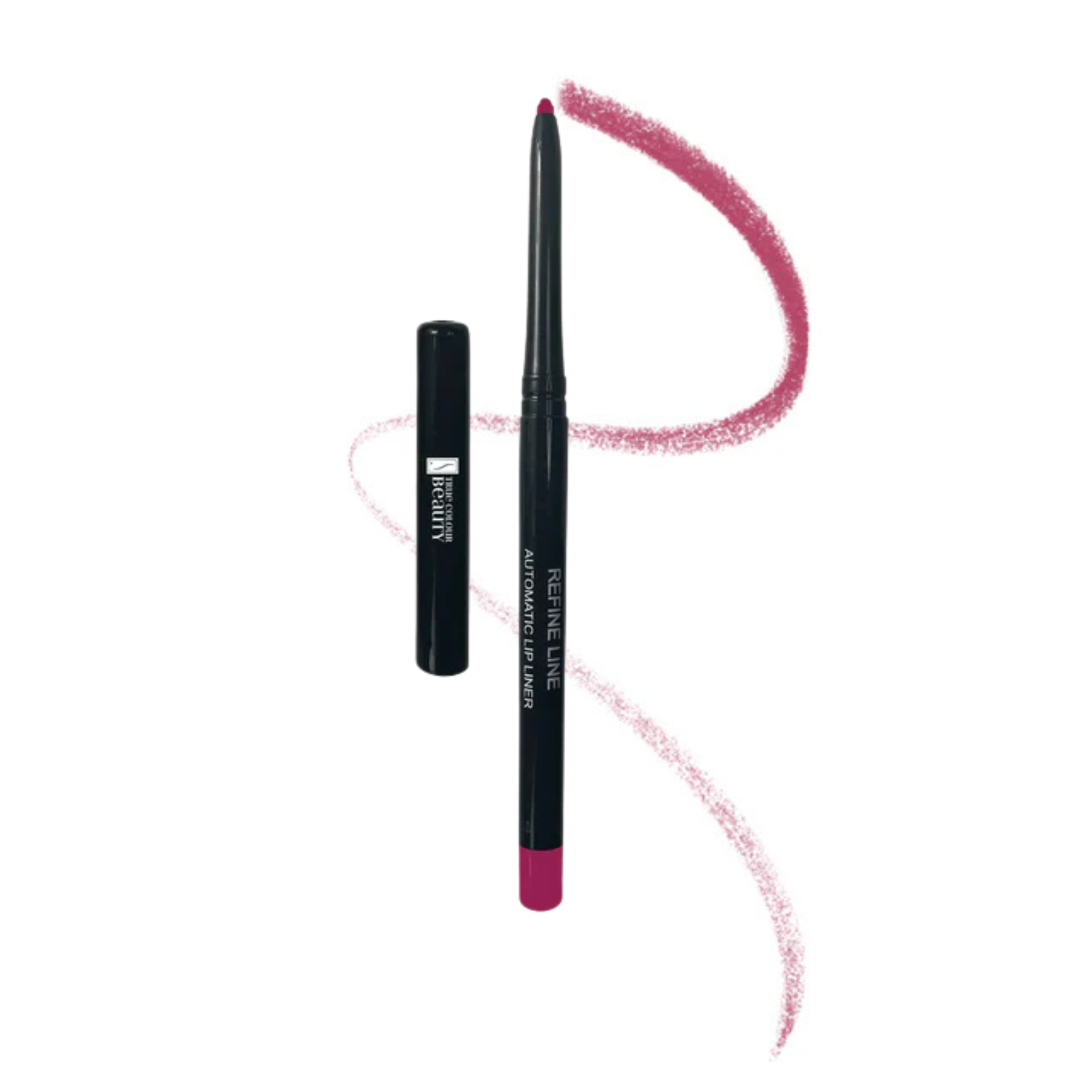 Automatic Refine Lip Liner - Mauve, showcasing a retractable design with a creamy formula, perfect for precise, long-lasting lip definition. Featured close-up for detailed view.