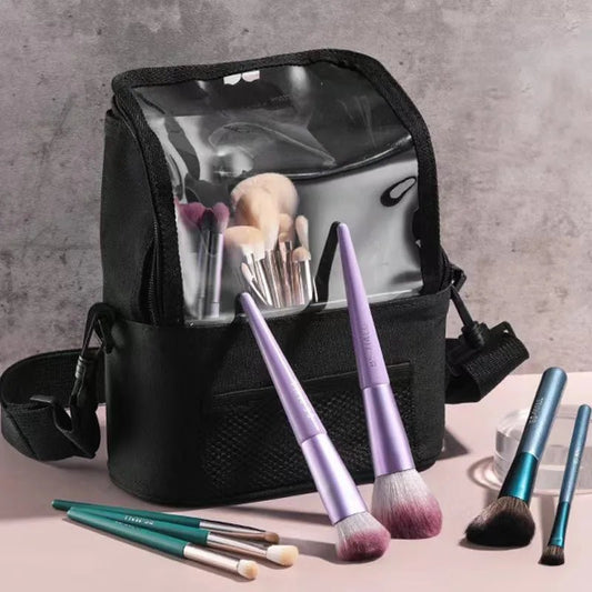 Transparent Makeup Brush Backpack - True Colour Beauty