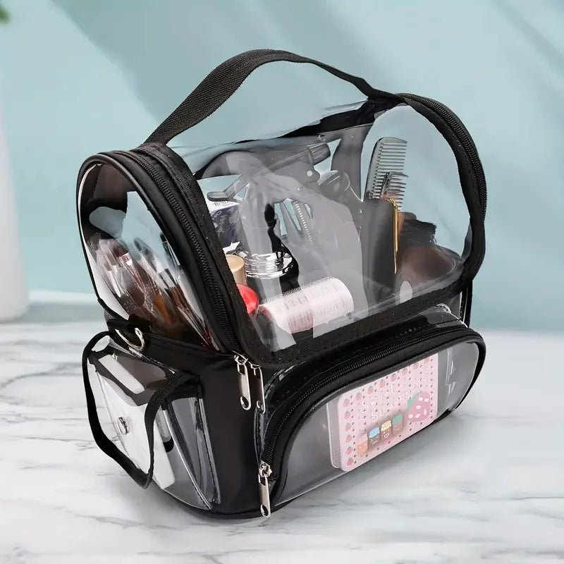 Transparent Makeup Brush Travel Bag - True Colour Beauty